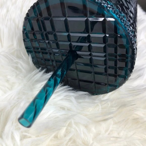 🎄NEW⭐️Starbucks Dark Green Diamond Emerald Jewel Bling Tumbler Set - Picture 3 of 5